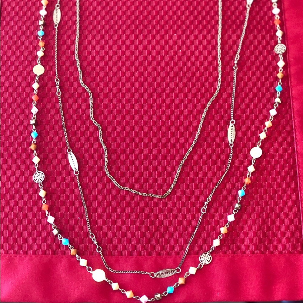 Three Chain Necklace